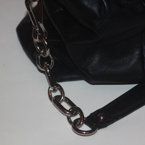 ❤️SOLD Coach 15339 Kristin Black Leather Satchel Top Handle Handbag Purse - Picture 3 of 9